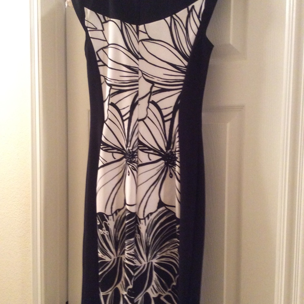 NWT // Black & White cocktail dress - Picture 3 of 4